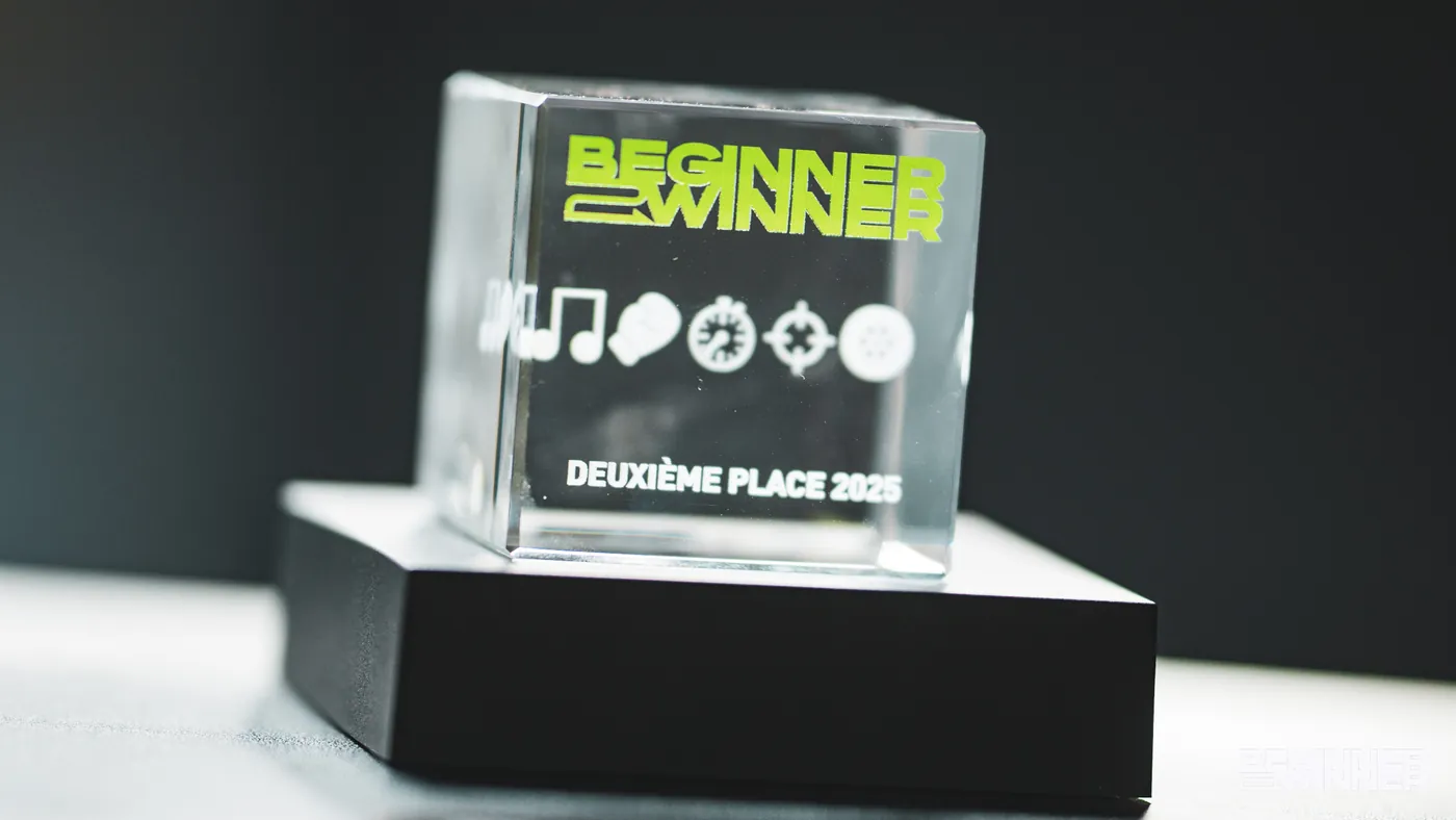 Le trophée de la deuxième place